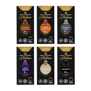 Proefpakket - Italiaanse favorieten - 120 koffiecups