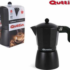 Quttin espresso maker - 9 kopjes - aluminium