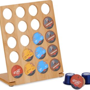 capsulehouder - geschikt voor Cafissimo - voor 20 cups - bamboe