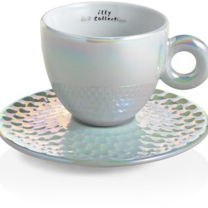 illy Art Collectie - John Armleder - giftset met twee cappuccino kop en schotel