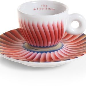 illy Art Collectie - Judy Chicago - giftset met twee espresso kop en schotel