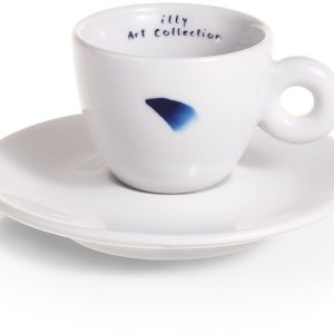illy Art Collectie - Lee Ufan - giftset met twee espresso kop en schotel