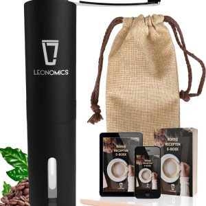Leonomics Koffiemolen Handmatig - Bonenmaler voor Koffiebonen - Gemalen Koffie voor Percolator en French Press