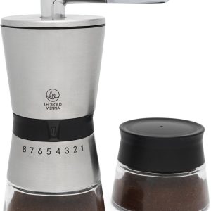 Leopold Vienna - Koffiemolen + bewaarpot Bologna giftset - handmatig