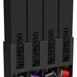Thuys Capsuledispenser BOX-40 - Capsulehouder voor 40 Nespresso® Capsules - Compact Opslagsysteem voor Koffiesticks & Cups - Zwart