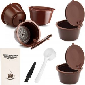 5x Dolce Gusto Herbruikbare Koffie Cup - Milieuvriendelijk - Duurzaam - Complete Set - Koffiecapsule - Navulbare Koffiecapsules - Dolce Gusto
