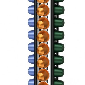 BOTC Capsulehouder - Capsulehouders geschikt voor 40 Nespresso Pods - Draaibaar - Koffiecups houder - Zwart