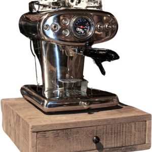 Koffielade - Stoere koffie la - houten la - Nespresso koffie la - Illy koffiezetapparaat houder