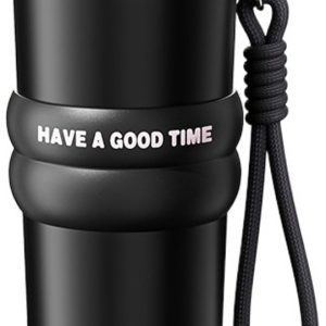 Luxe Thermosbeker met Rietje - 710ML - RVS 316 met Keramische Coating - Ijskoffie Beker & Travel Mug - Warm & Koud - Dubbelwandig Geïsoleerde Waterfles - BPA Vrij - Koffiebeker To Go - Smaakneutraal & Geurloos - Past in Bekerhouder Auto - zwart