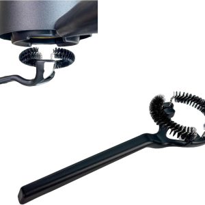 2 stuks Espressomachine Reinigingsborstel voor 58mm Groepkop, Afneembare 360° Nylon Reinigingshaar