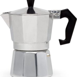 3 Kopjes - Zilveren Klassieke Fornuis Moka Pot - Voor Italiaans en Cubaanse Espresso, Koffiemachine Cafeteras