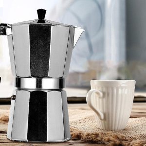 Bavary Espresso maker Inductie 9 Kops - Alle Warmtebronnen - Espresso maker - Moka Pot