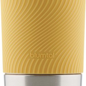 Blumtal Thermosbeker Classic - Lekvrij, BPA-Vrij en Vaatwasserbestendig - Hoge Kwaliteit Thermosfles met Quick-Press Sluiting - Travel Mug 500 ml - Spicy Mustard - Geel