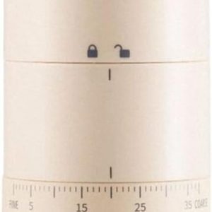Draagbare elektrische conische koffiemolen met 38 instelbare maalstanden - USB-oplaadbare conische molen met keramische kern, geschikt voor espresso en French press, ideaal voor op reis, kamperen, thuis en op kantoor (beige).