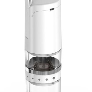 Draagbare koffiemolen, afneembaar en afwasbaar, oplaadbaar, vijf snelheden, intelligente weerstandssensor, wit.