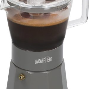 Espresso Maker, 6 Cups, 0.29 L, RVS, Glas, Latte - La Cafetière | Verona