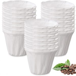 Herbruikbare papieren koffiefilters, K-Cup papieren filters voor herbruikbare bekers, K-Cup koffiepads (150 stuks)