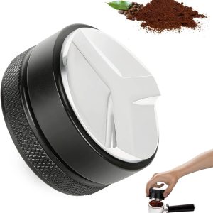 Koffieverdeler - 51mm - Koffie Tamper - Koffie Stamper - Koffie Distributeur - Espresso Verdeler - Espressomachine- Koffie Distributeur - Espresso Tamper - Barista Essentials - Koffie Accessoires - Aluminiumlegering en ABS - Antislip