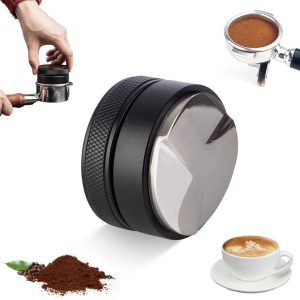 Koffieverdeler - 53mm - Koffie Distributeur - Espresso Verdeler - Coffee Distributor - Koffie Tamper - Espresso Tamper - Koffie Stamper - Koffie Leveler - Quick Mill - Espressomachine - Barista Essentials - Zwart