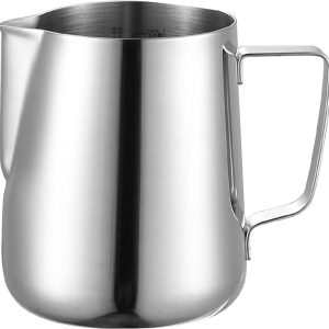 Melkopschuimkan - Melkkannetje - RVS - Barista - 350ML - Melkkannetje opschuim - Milk Pitcher - Espressomachine - Barista Essentials