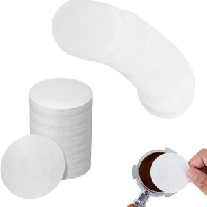 400 Stuks Koffiefilterpapier - Koffiefilters - Voor Koffie- En Espressomachines - 51 mm - Wit