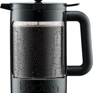 Bodum | Bean Cafetière voor ijskoffie / cold brew | Kunststof BPA-vrij | 1.5L | 12 kops | Zwart