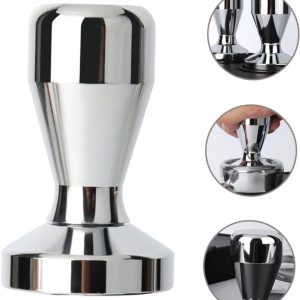 Espresso Tamper 58 mm - Koffie Tamper - Koffie Stamper - Geschikt voor 58 mm portafilters - Hoogwaardige Koffiestamper - Espresso Leveler Koffie Verdeler - Quick Mill - Espressomachine - Barista Essentials