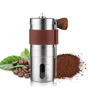 Handmatige Koffiemaker - Draagbare Maalgereedschap - RVS Koffiemolen - Voor Outdoor en Thuisgebruik - Luxe Kwaliteit - Compact en Draagbaar