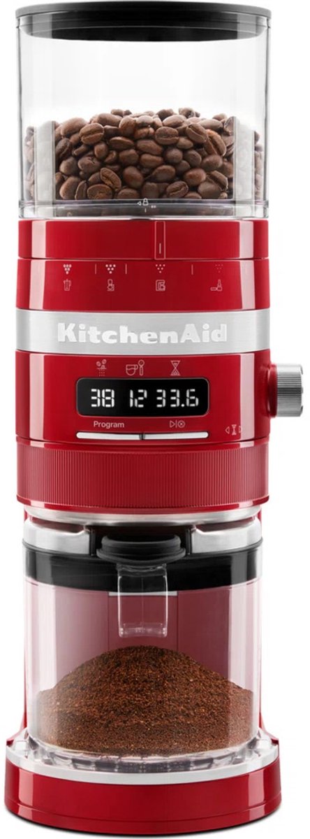 Kitchenaid - Koffiemolen 340g 240w imperiumrood - 5KCG8433EER