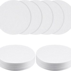 Koffiefilterpapier - 400 stuks - Ø 51 mm - Ronde koffiefilters van micro papier - Vervanging Geschikt voor koffiezetapparaat en espressomachine - Wit