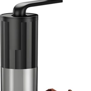 Koffiemolen Handmatig - Bonenmaler voor Koffiebonen - Instelbare maalgraad - Comfortabele en draagbare joystick - Stevig en duurzaam - zwart