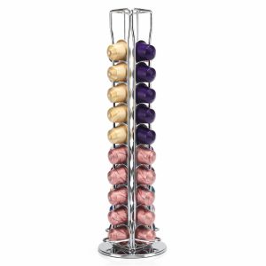 My Green Deal - RVS Capsulehouder Zilver - Koffiecups Houder - Cuphouder - Koffiecapsule Standaard - Premium 304 RVS - 40 cm