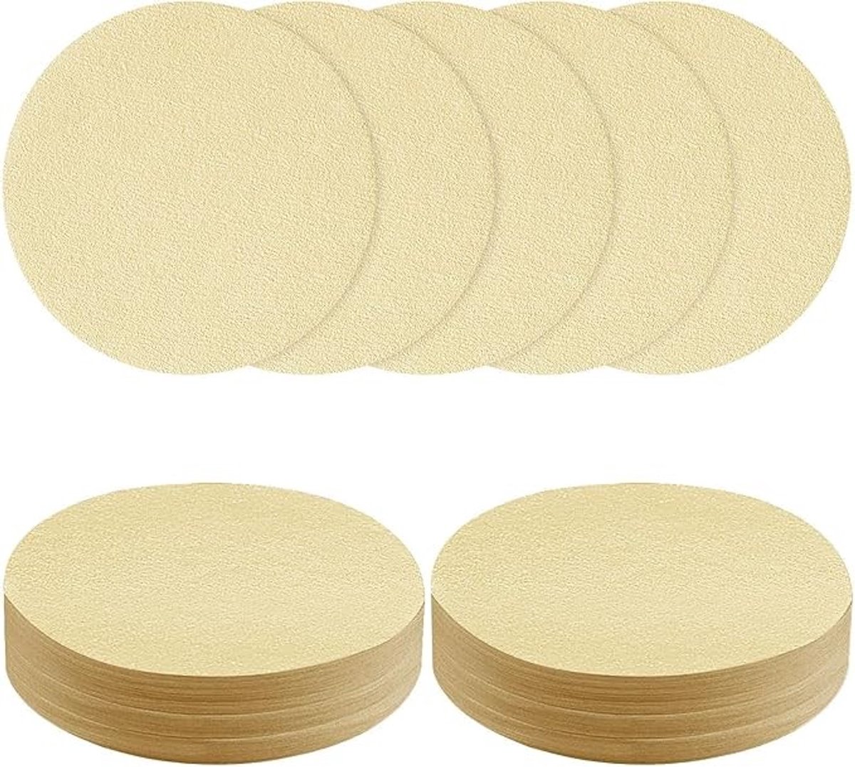 Ronde papieren koffiefilters 100 stuks | 51 mm diameter | Voor koffiezetapparaten en espressomachines | Milieuvriendelijk