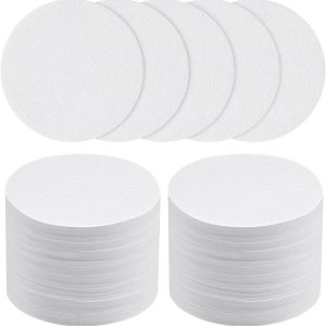 koffiefilterpapier Ø 54 mm - 400 Stuks - Filters - Rond Papieren Koffiefilters - Vervanging Van Micropapierfilters - Espresso distributie filter - Koffiefilters - Papieren - barista tools - Voor koffiezetapparaten en espressomachines - Wit