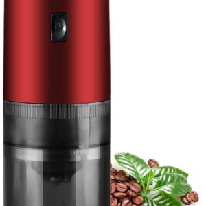 koffiemolen electrisch - koffiemolen - koffiezetapparaat - koffiemolen - kunststof - rood