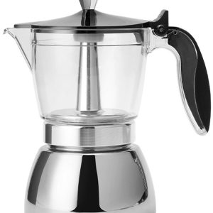longziming -Moka Pot 4 Kopjes - Espresso Zetapparaat voor Op het Fornuis - Premium Italiaanse Koffiepercolator