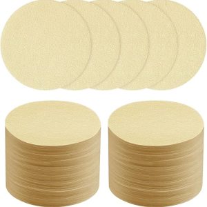400 Stuks - Koffiefilterpapier - 58 mm - Khaki - Rond Koffiefilters - Houtvezels - Espresso Distributie Filter - Filters - Vervanging Van Micropapierfilters - Barista-gereedschappen - Geschikt Voor Koffie En Espressomachines