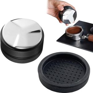 Barista Koffieverdeler - 53mm - 3 pads - Zware kwaliteit - Koffie Distributeur - Espresso Verdeler - Espressomachine - Koffie Tamper - Koffie Stamper - Barista Essentials - Barista essential - Espresso Verdeler - Koffie Tamper - Zwart