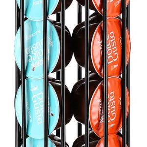 Behave Capsulehouder - 360° Draaibaar - Cuphouder - Zwart - Geschikt voor 32 Dolce Gusto capsules