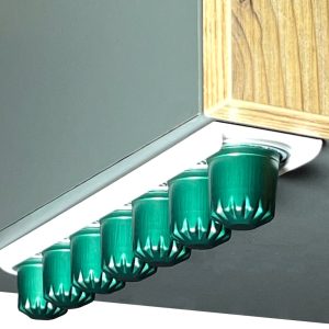 Capsulehouder Zelfklevend - Wit - 1 Stuk - Koffiecups Houder