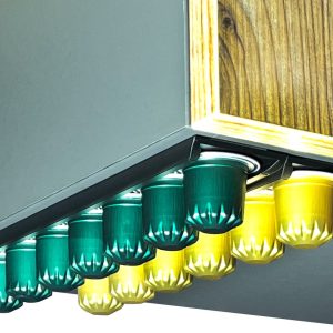 Capsulehouder Zelfklevend - Zwart - 2 Stuks - Koffiecups Houder