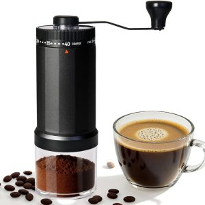 Core® Coffee Grinder - Moka Pot - Koffiemolens - elektrische koffiemolen 150W - roestvrijstalen mes - Zwart - 14cm x 6cm x 18cm