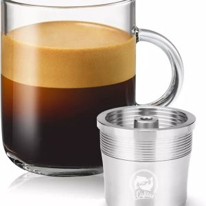 Hervulbare koffiecup voor Illy compatibele machines -hervulbare Capsule - RVS - hervulbare koffie capsule voor Illy