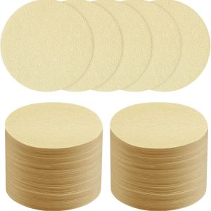 Koffiefilterpapier 400 stuks, 58 mm - Ronde papieren koffiefilters voor Koffiezetapparaat en Espressomachine - Naturel - Vervanging van micropapierfilters met tweede zoekwoord .
