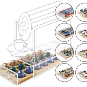 Mini Space Coffee Capsule Holder voor 18 Capsules