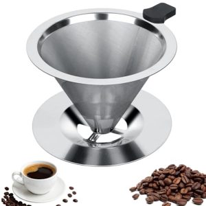 Roestvrijstalen koffiefilter voor handzetten - Duurzaam en fijnmazig