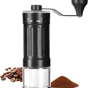 Zyrex® Coffee Grinder - Coffee Molen - Koffie Grinder - Zwart - 6cm x 6cm x 17cm