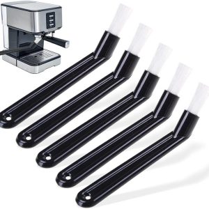5-delige reinigingsborstel set voor koffieapparatuur - schuine kop voor grondige reiniging