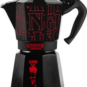 Bialetti Stranger Things - Percolator - Moka Express 6 kops - Aluminium - Met Stranger things sound effect