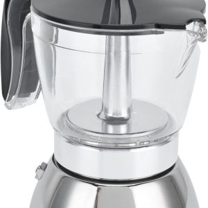 Espresso Percolator - Moka Pot - Koffie Zetten - Roestvrij Staal - 4 Koppen - Rood